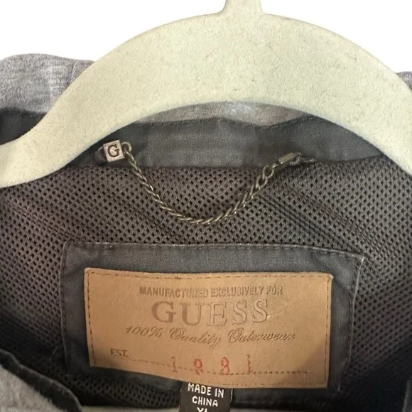 Guess Men’s Jacket with Detachable Hoodie Size XL - Picture 9 of 14